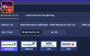Các hình thức nạp tiền S666 phổ biến